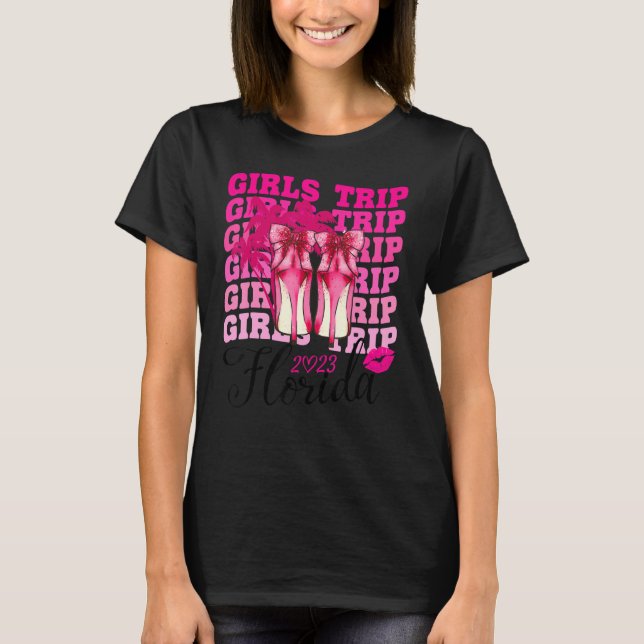 T-shirt Voyage des filles Floride 2023 Week-end femmes par (Devant)