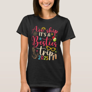 T-shirt Voyage des meilleures amies 2025 Croisière estival