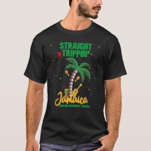 T-shirt Voyage droit Jamaïque Groupe Vacances Correspondan