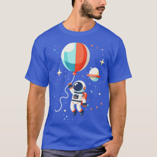T-shirt Voyage en ballon des astronautes