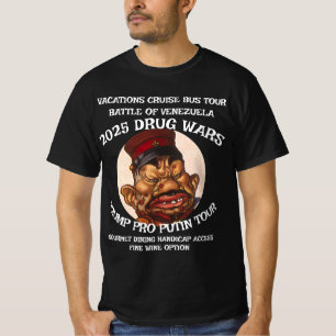 T-SHIRT VOYAGE EN BUS TOURISTIQUE FASCISTE TRUMP