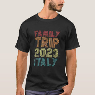 T-shirt Voyage en famille 2023 Italie Vacances - Cool corr