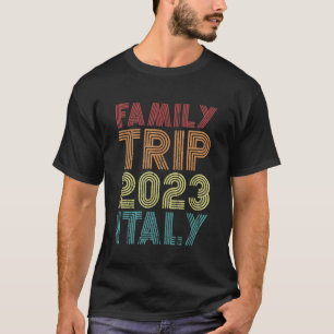 T-shirt Voyage en famille 2023 Italie Vacances - Cool corr
