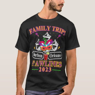 T-shirt Voyage en famille 2023 New Orleans Vacances Annive