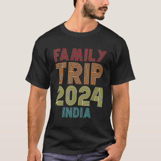 T-shirt Voyage en famille 2024 Inde vacances