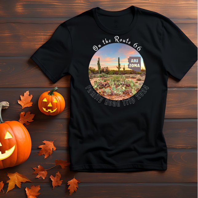 T-shirt Voyage en famille 2024 sur la Route 66 (Créateur téléchargé)