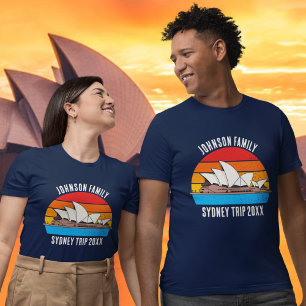 T-shirt Voyage en famille sur mesure à l'Opéra de Sydney e