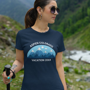 T-shirt Voyage en famille sur mesure Blue Mountain Femmes