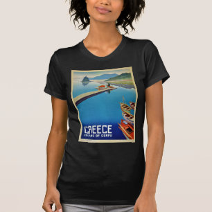 T-shirt Voyage en Grèce vintage - Île de Corfou