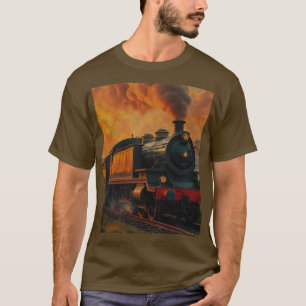 T-shirt Voyage en train victorien - Steampunk Steam Train2