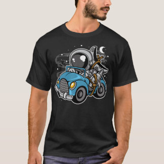 T-shirt Voyage en voiture d'astronaute - Amoureux de l'esp