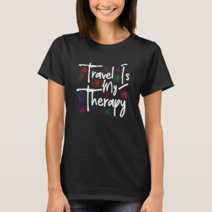T-shirt Voyage est mon camouflage de passeport World Trave