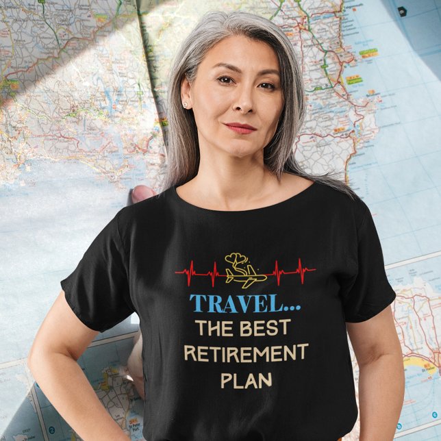 T-shirt Voyage est mon régime de retraite (Créateur téléchargé)