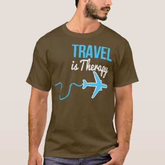 T-shirt Voyage est thérapeutique classique