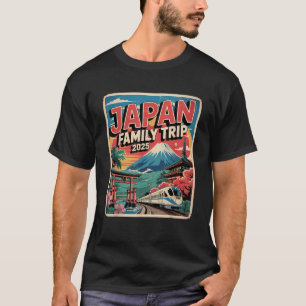 T-shirt Voyage familial au Japon vintage 2025, aventure qu