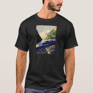 T-shirt Voyage ferroviaire en Europe vintage