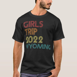 T-shirt Voyage Filles 2022 Wyoming Vacation Correspondant 