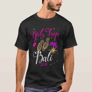 T-shirt Voyage Filles Bali 2025 Vacances Femmes Week-end N