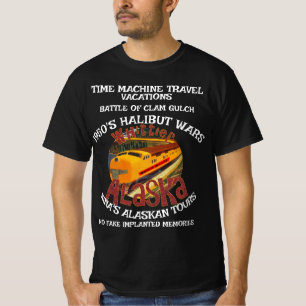 T-SHIRT VOYAGE MACHINE À TEMPS VACANCES ALASKA GULCH DES P