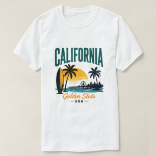 T-shirt Voyage sur la côte pacifique de Californie