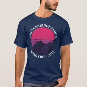 T-shirt Voyage sur route Retro Famille Aventure Réunion