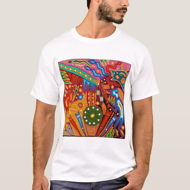 T-shirt Voyage tribal maya mexicain de Boho d'art d'Oaxaca (Devant)