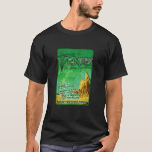 T-shirt Voyage vers Vénus Retro Space Planet