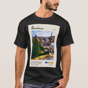 T-shirt Voyage Vintage de Barcelone