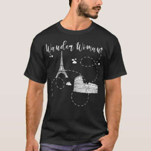 T-shirt Voyage Voyage Voyageur Monde Voyageur Aventure Voy