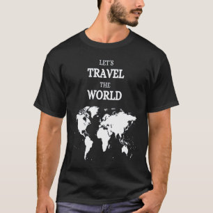 T-shirt Voyageons dans le monde voyageur monde ba