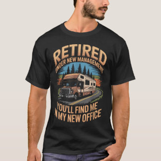 T-shirt Voyages en camping-car sur les routes de montagne 