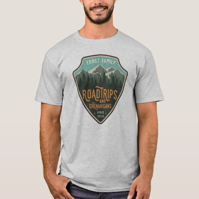T-shirt Voyages routiers et Shenanigans (Devant)
