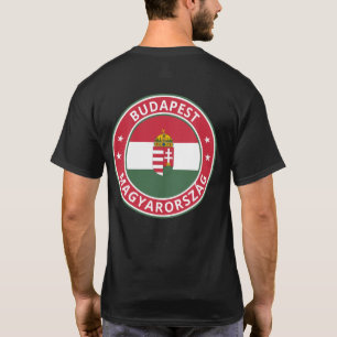 T-shirt Voyageur mondial - Budapest, Magyarország   Hongri