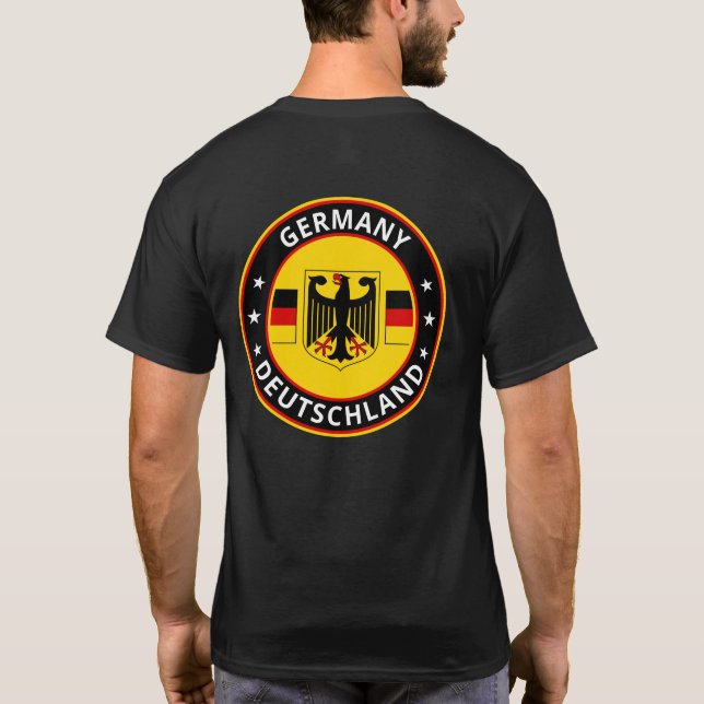 T-shirt Voyageur mondial - 'City', Deutschland | Allemagne (Dos)