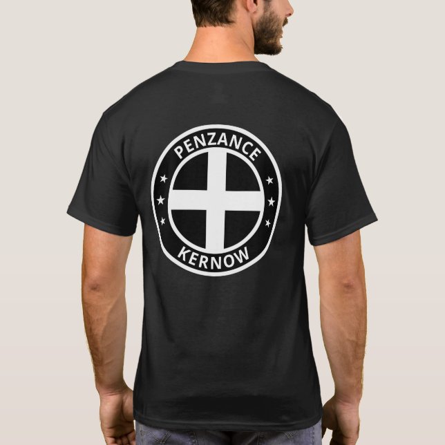 T-shirt Voyageur mondial - "Ville", Kernow | Cornouailles  (Dos)