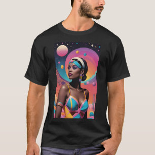 T-shirt Voyageur vers des horizons lointains et des cieux 