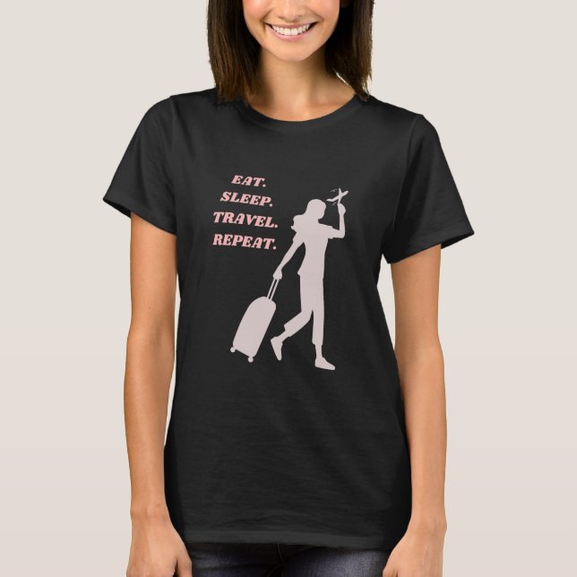 T-shirt Voyageurs passionnés et voyageurs du monde entier (Devant)