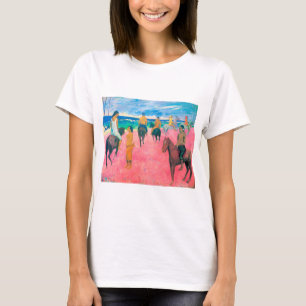 T-shirt Voyageurs sur la plage, Gauguin