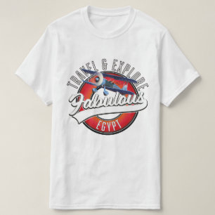 T-shirt Voyagez explorer le fabuleux logo de l'Egypte.