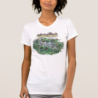T-shirt Voyagez la carte de bande dessinée de du Mont