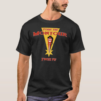 T-shirt Voyagez l'ébauche de chemise de Montour douze