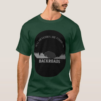 T-shirt Voyagez sur la route moins parcourue