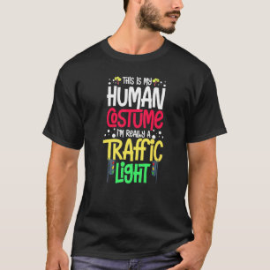 T-shirt Voyant de trafic Signal vert jaune rouge Stop Styl