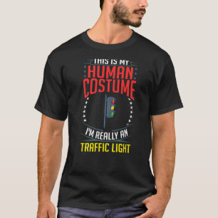 T-shirt Voyant de trafic Signal vert jaune rouge Stop Styl