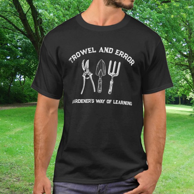 T-shirt Voyelle de couleurs modifiables et jardinier d'err (Créateur téléchargé)