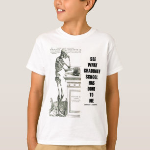 T-shirt Voyez ce que le troisième cycle d'université a