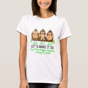 T-shirt Voyez que parler n'entendez aucun lymphome 2 de