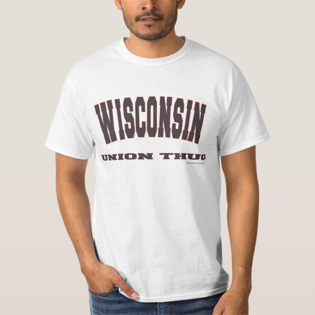 T-shirt Voyou des syndicats avec le contour rouge (Devant)