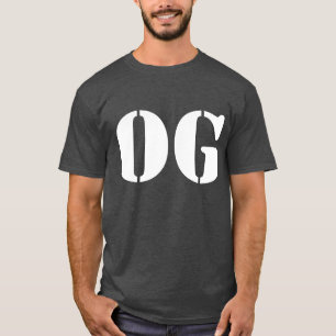 T-shirt Voyou original de ghetto de Gangsta de bandit d'OG