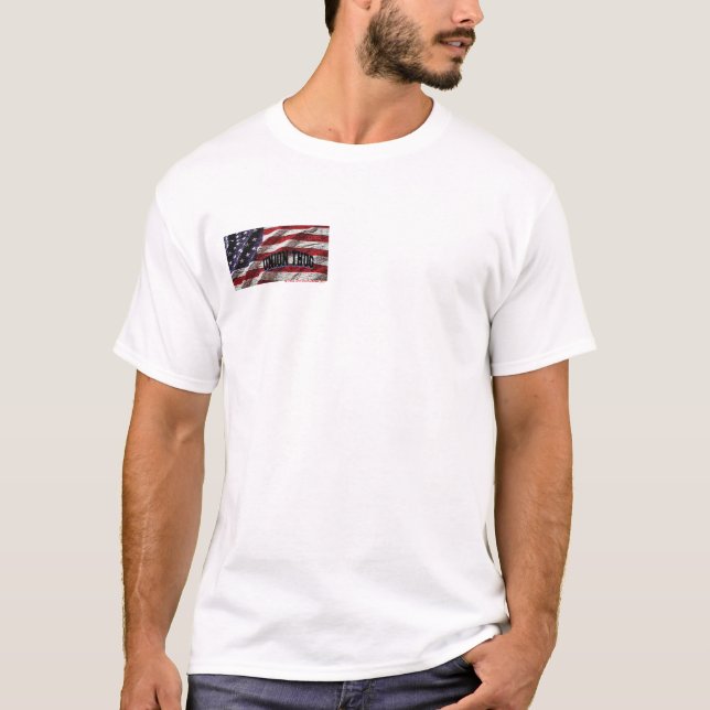 T-shirt Voyou patriote des syndicats (Devant)